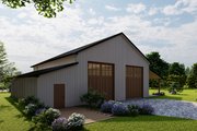 Farmhouse Style House Plan - 0 Beds 1 Baths 528 Sq/Ft Plan #1117-18 Exterior 