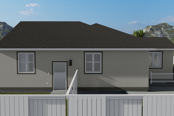 Exterior - Other Elevation for Traditional House Plan #1060-45 - 3 bed, 2 bath