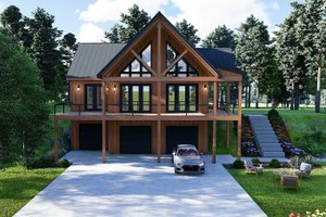 Exterior - Other Elevation 1 for Country House Plan #932-1181 - 3 bed, 2.5 bath