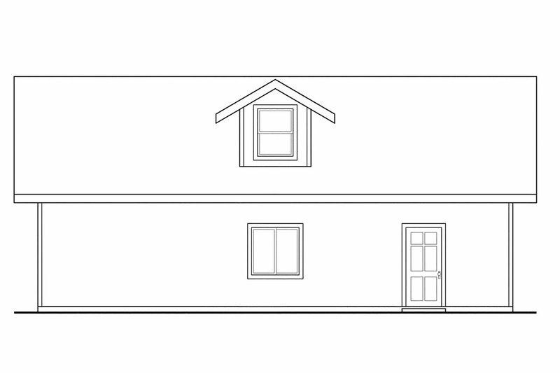 House Design - Exterior - Other Elevation 1 for Traditional House Plan #124-661, 0 bath