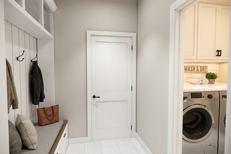 Architectural House Design - Interior - Laundry for Farmhouse House Plan #51-1519 - 3 bed, 2.5 bath