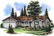 Farmhouse Style House Plan - 3 Beds 2 Baths 1291 Sq/Ft Plan #18-1011 