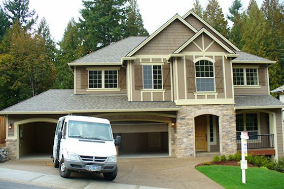 Exterior - Other Elevation for Tudor House Plan #487-6 - 3 bed, 2.5 bath