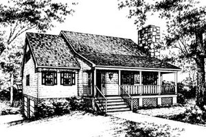 Dream House Plan - Country Exterior - Front Elevation Plan #10-230