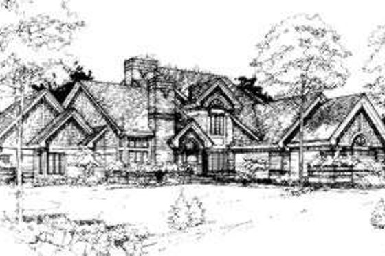 Exterior - Other Elevation for Modern House Plan #320-135 - 4 bed, 4.5 bath