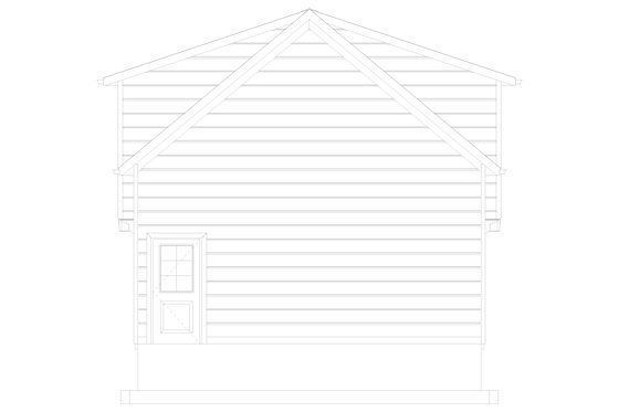 Exterior - Rear Elevation 2 for Craftsman House Plan #1060-286 - 3 bed, 2 bath