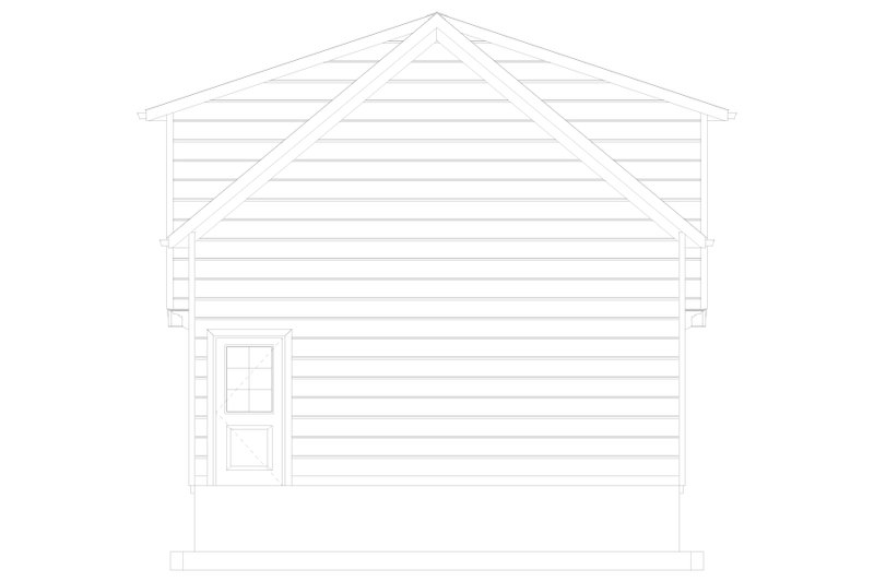 Dream House Plan - Exterior - Rear Elevation 2 for Craftsman House Plan #1060-286 - 3 bed, 2 bath