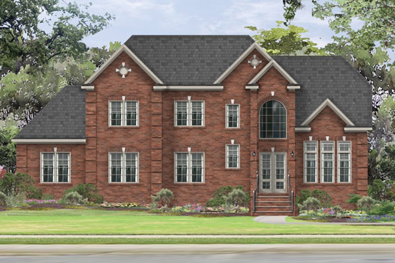 Dream House Plan - Traditional Exterior - Front Elevation Plan #1057-5