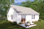 Cottage Style House Plan - 2 Beds 2 Baths 820 Sq/Ft Plan #513-2273 