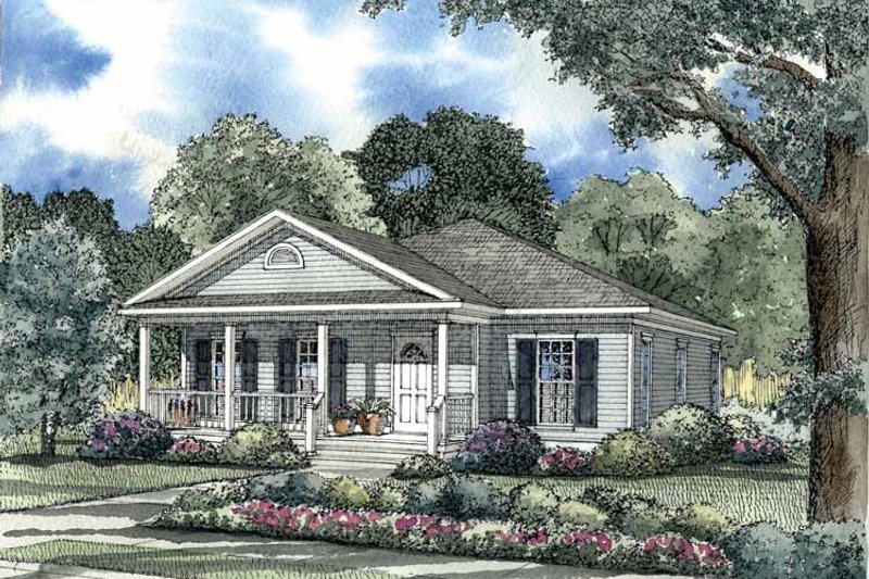 Architectural House Design - Country Exterior - Front Elevation Plan #17-2753