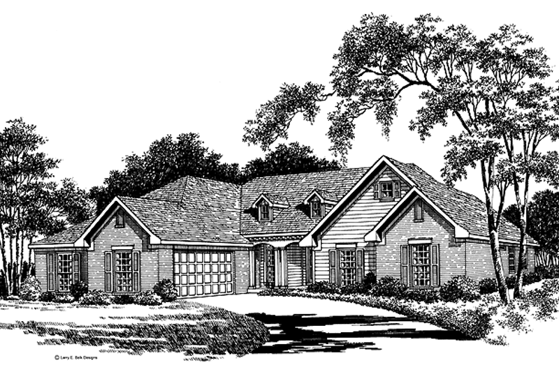 Home Plan - Traditional Exterior - Front Elevation Plan #952-159