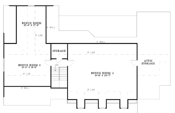 Home Plan - Country Floor Plan - Other Floor Plan #17-2801