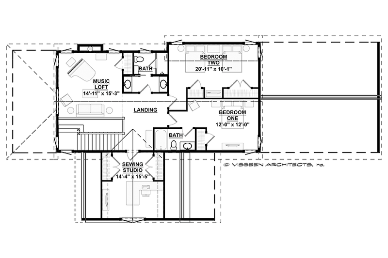 Dream House Plan - Floor Plan - Upper Floor for Country House Plan #928-278 - 3 bed, 3.5 bath