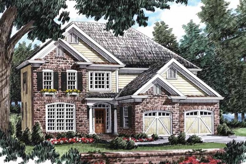 Dream House Plan - Traditional Exterior - Front Elevation Plan #927-13