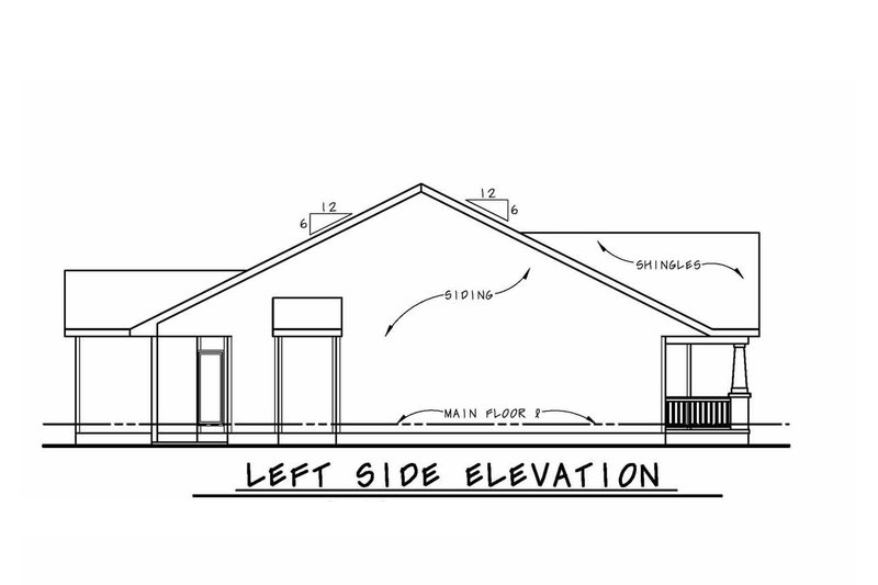 Dream House Plan - Exterior - Other Elevation for Cottage House Plan #20-2193 - 3 bed, 2 bath