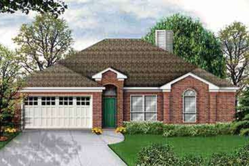 Dream House Plan - Traditional Exterior - Front Elevation Plan #84-209