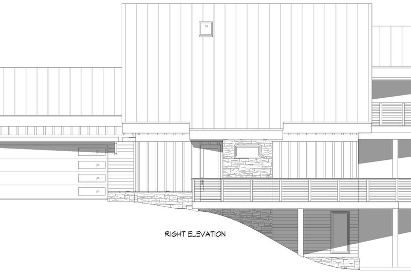 Dream House Plan - Exterior - Other Elevation 2 for Beach House Plan #932-1073 - 3 bed, 3 bath