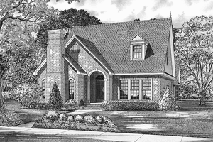 Country Exterior - Front Elevation Plan #17-2683