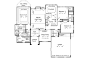 Traditional Style House Plan - 3 Beds 2.5 Baths 1832 Sq/Ft Plan #927-128 