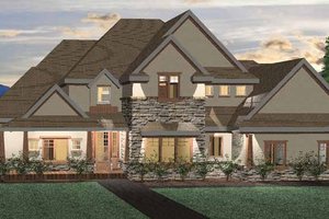 Home Plan - Craftsman Exterior - Front Elevation Plan #937-2