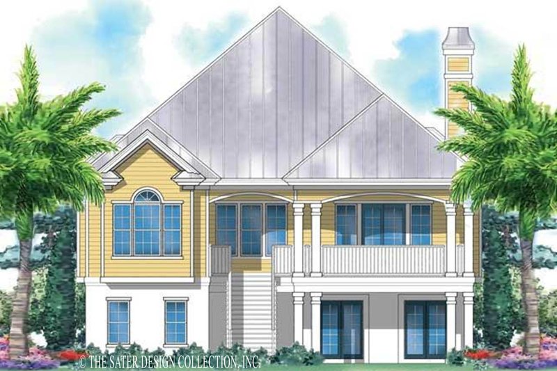 Home Plan - Exterior - Rear Elevation 1 for Country House Plan #930-159 - 3 bed, 2 bath