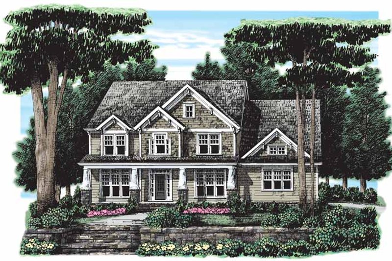 Home Plan - Craftsman Exterior - Front Elevation Plan #927-263