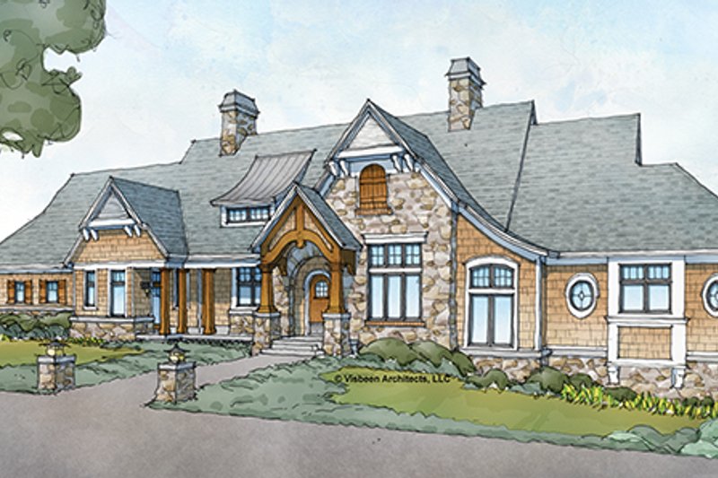 Home Plan - Country Exterior - Front Elevation Plan #928-264