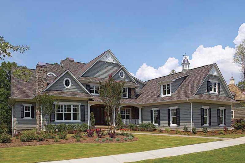 Architectural House Design - Craftsman Exterior - Front Elevation Plan #453-459
