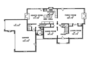 Tudor Style House Plan - 4 Beds 4.5 Baths 3710 Sq/Ft Plan #405-325 