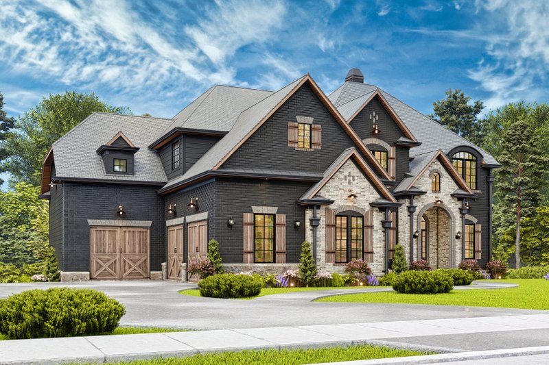 House Plan Design - Exterior - Front Elevation 8 for Craftsman House Plan #54-726 - 5 bed, 3 bath