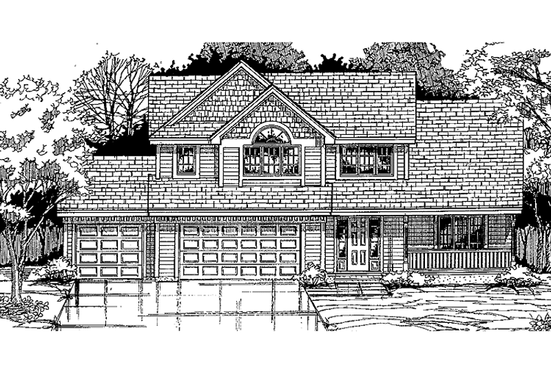 Architectural House Design - Country Exterior - Front Elevation Plan #334-126