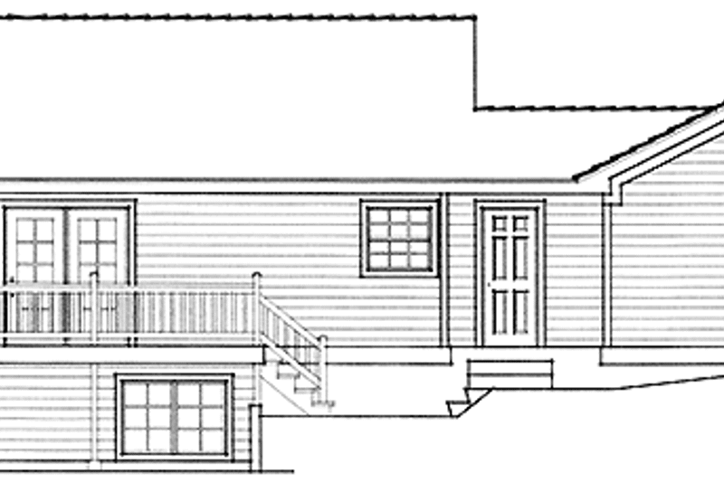Dream House Plan - Exterior - Rear Elevation for Country House Plan #1037-48 - 4 bed, 3 bath