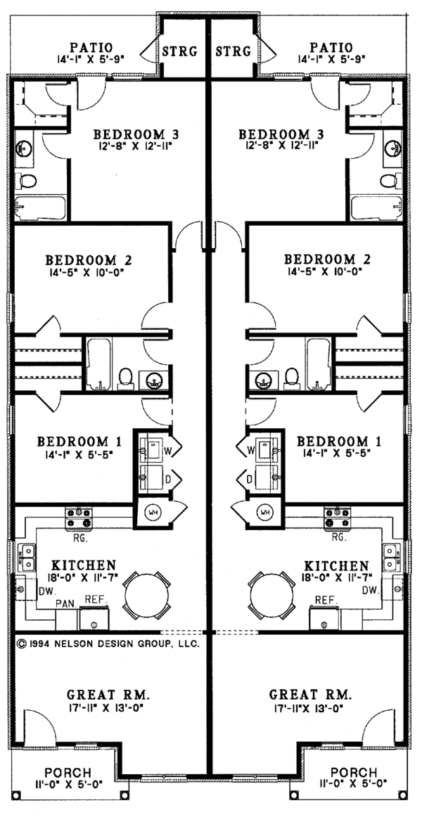 Home Plan - Classical Floor Plan - Main Floor Plan #17-3155