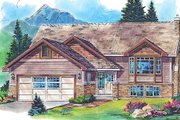 Traditional Style House Plan - 2 Beds 2 Baths 1254 Sq/Ft Plan #18-4519 