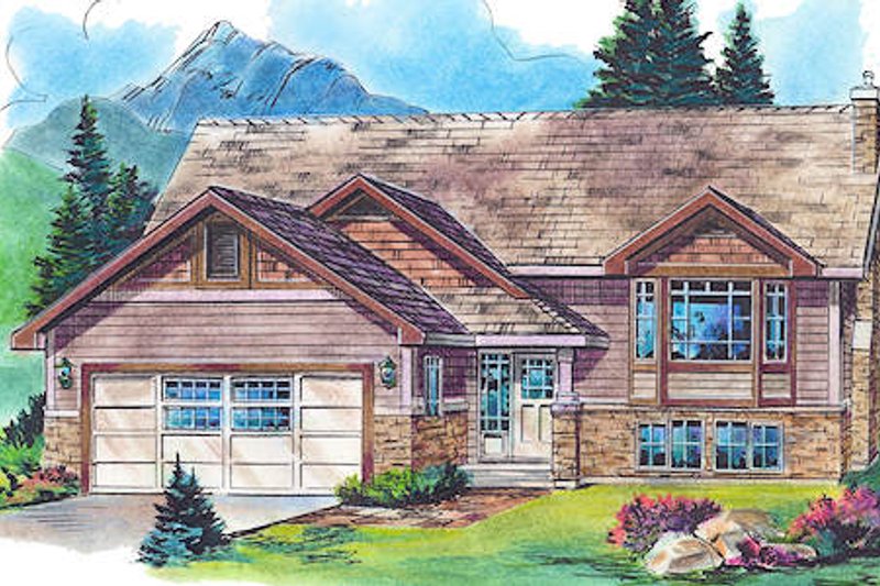 Traditional Style House Plan - 2 Beds 2 Baths 1254 Sq/Ft Plan #18-4519