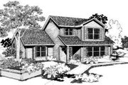 Traditional Style House Plan - 3 Beds 2.5 Baths 1830 Sq/Ft Plan #303-106 