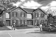 Contemporary Style House Plan - 8 Beds 4 Baths 3316 Sq/Ft Plan #17-2829 