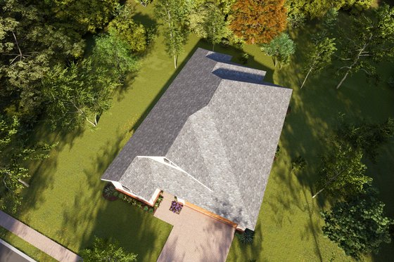 Exterior - Other Elevation 2 for Cottage House Plan #513-2194 - 3 bed, 2 bath