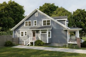 Exterior - Other Elevation for Farmhouse House Plan #79-245 - 3 bed, 2 bath
