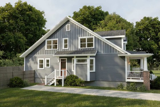 Exterior - Other Elevation for Farmhouse House Plan #79-245 - 3 bed, 2 bath