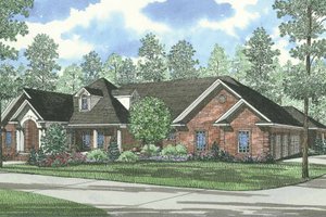 Traditional Exterior - Front Elevation Plan #17-1027
