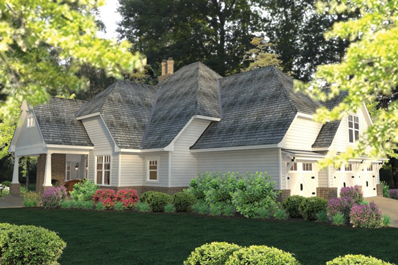 Architectural House Design - Exterior - Rear Elevation 2 for Craftsman House Plan #120-248 - 3 bed, 2.5 bath