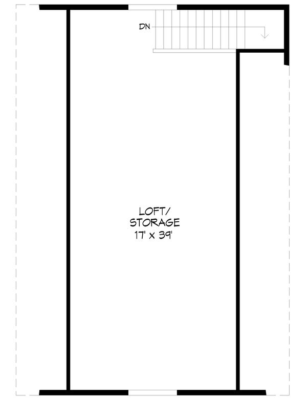 House Blueprint - Farmhouse Floor Plan - Upper Floor Plan #932-322