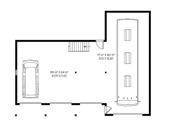 Architectural House Design - Country Floor Plan - Main Floor Plan #23-2427