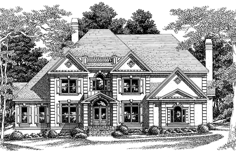 House Plan Design - European Exterior - Front Elevation Plan #927-175