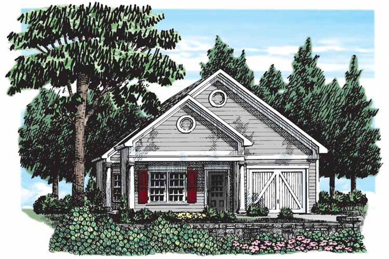 House Design - Bungalow Exterior - Front Elevation Plan #927-290