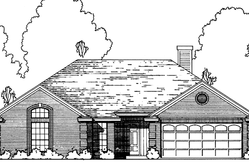 House Design - Traditional Exterior - Front Elevation Plan #40-490