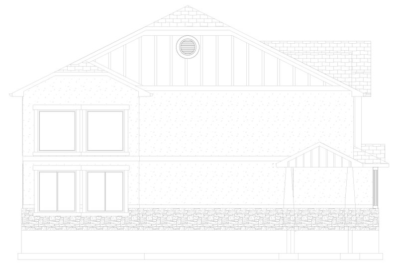 House Blueprint - Exterior - Other Elevation for Craftsman House Plan #1060-314 - 3 bed, 2.5 bath