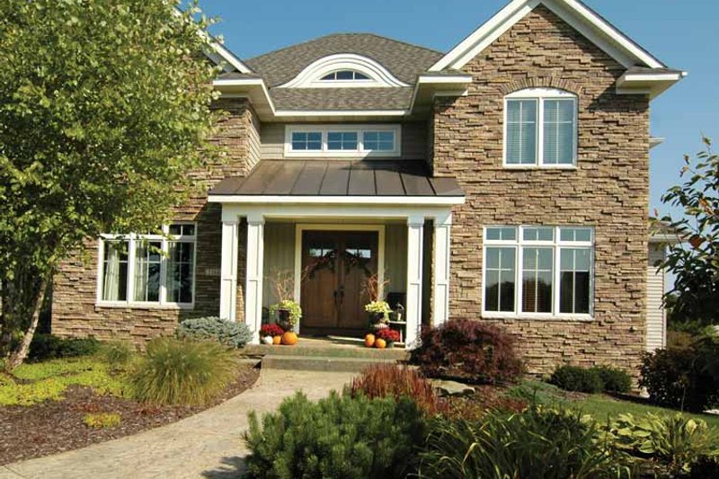 Home Plan - Exterior - Front Elevation 3 for European House Plan #928-101 - 5 bed, 5.5 bath