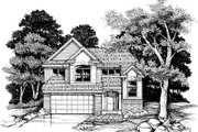 Traditional Style House Plan - 3 Beds 2.5 Baths 1719 Sq/Ft Plan #50-177 